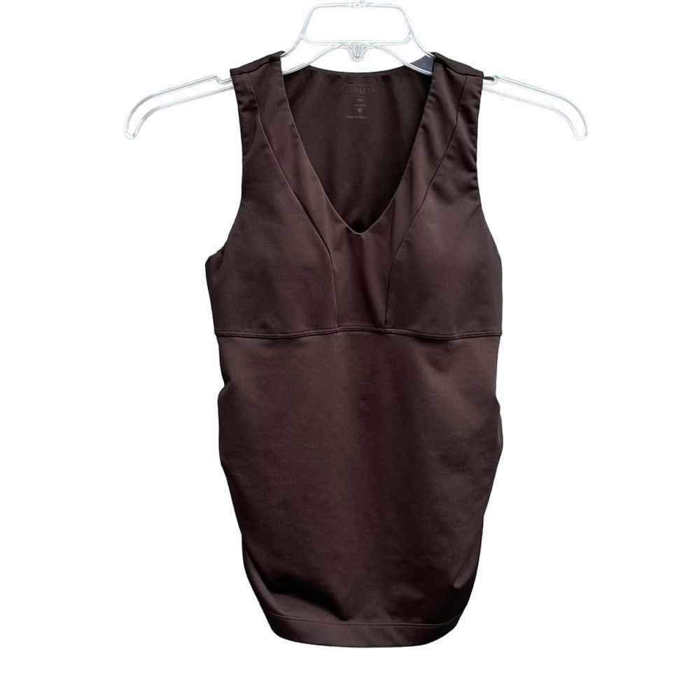 ATHLETA TANK With Internal Support Bra in Brown Women’s Size 34